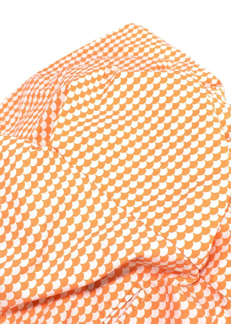 Frescobol Carioca Orange Scallop-print Shorts