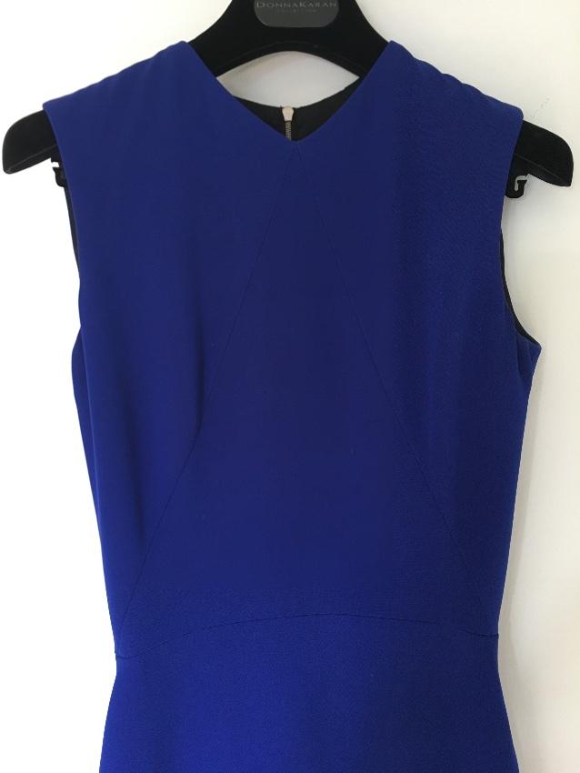 Victoria Beckham Blue Sleeveless Gown