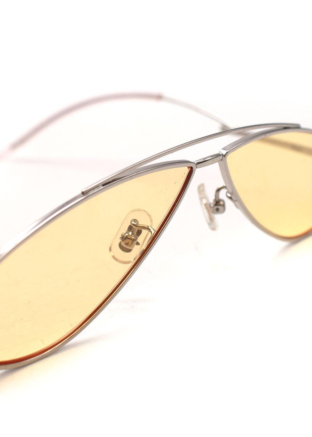 Yellow Cat-Eye Kujo Sunglasses