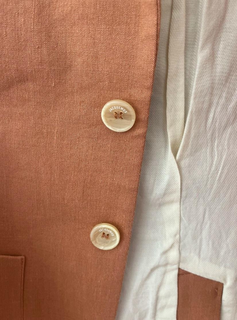 Jacquemus Terracotta La Veste D'homme Blazer