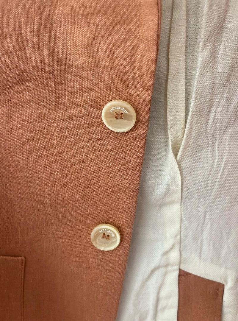 Jacquemus Terracotta La Veste D'homme Blazer
