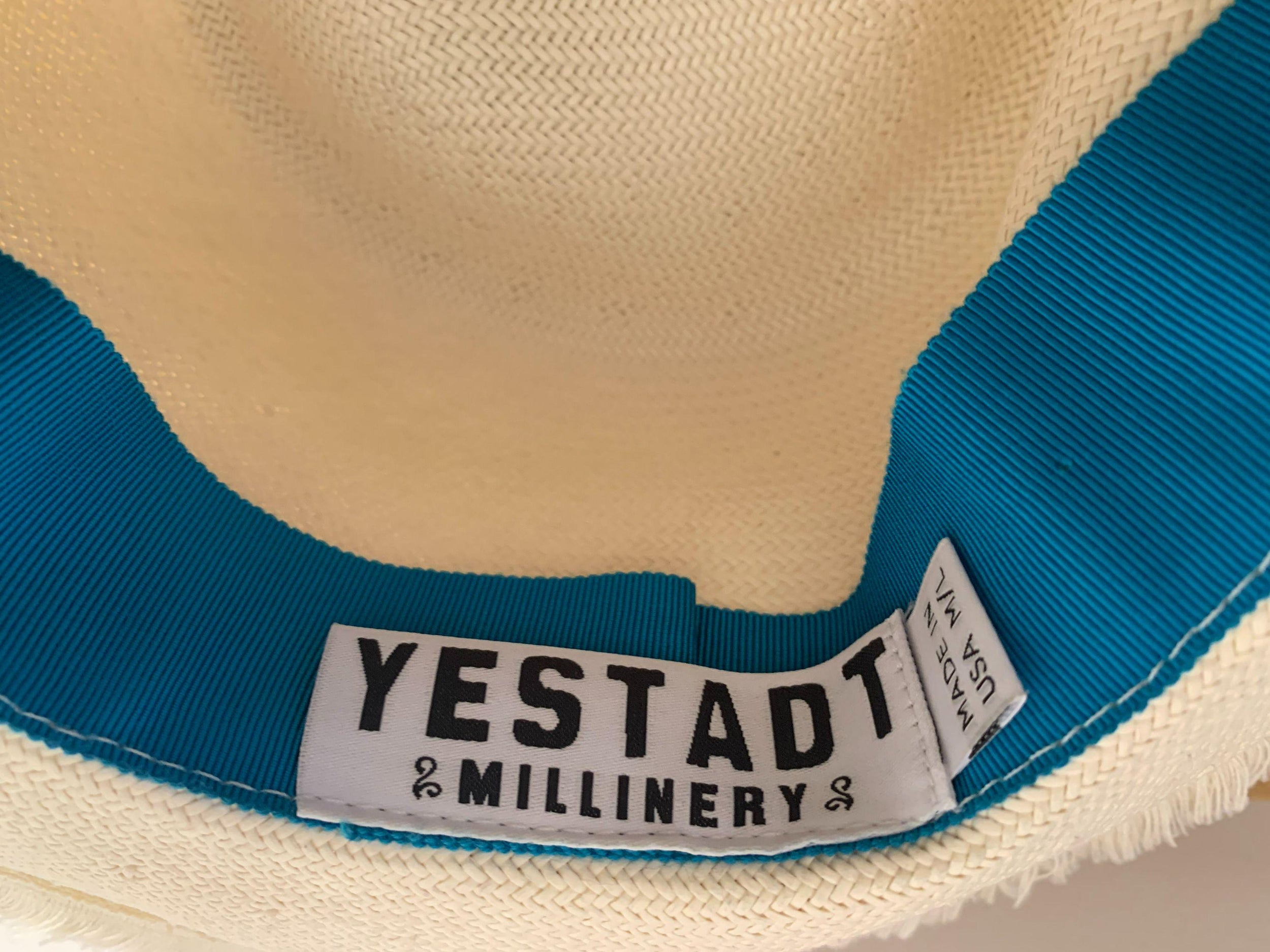 Cream Fine Straw Fedora Hat