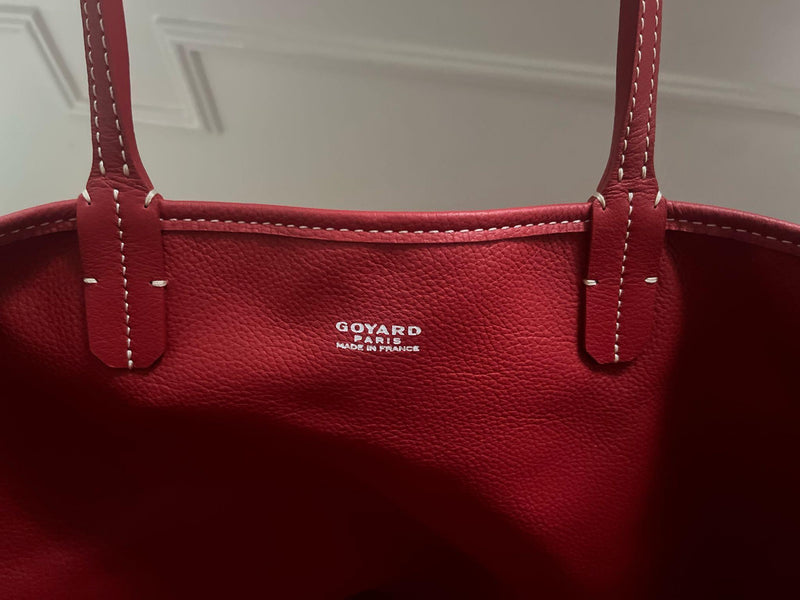Goyard Red Anjou Reversible Tote Bag