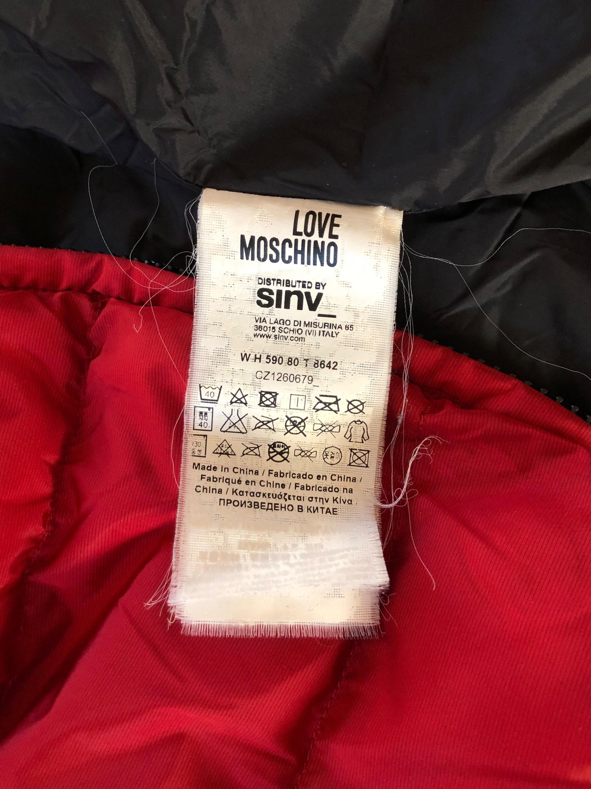 Love Red Down Puffer Jacket