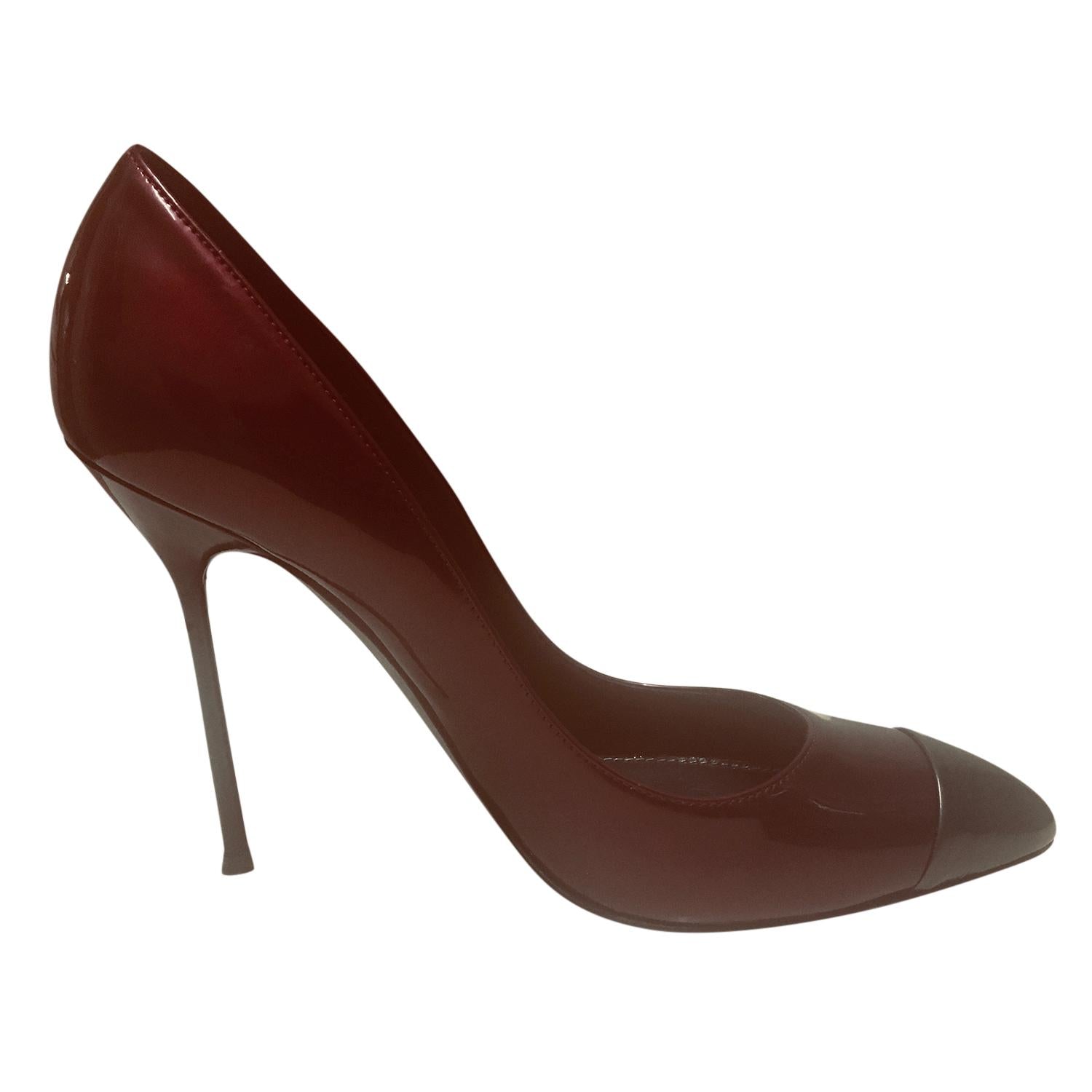 Sergio Rossi Metallic Two Tone Pumps