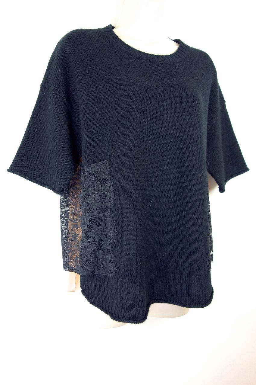 By Malene Birger black wool 'Biby' sweater