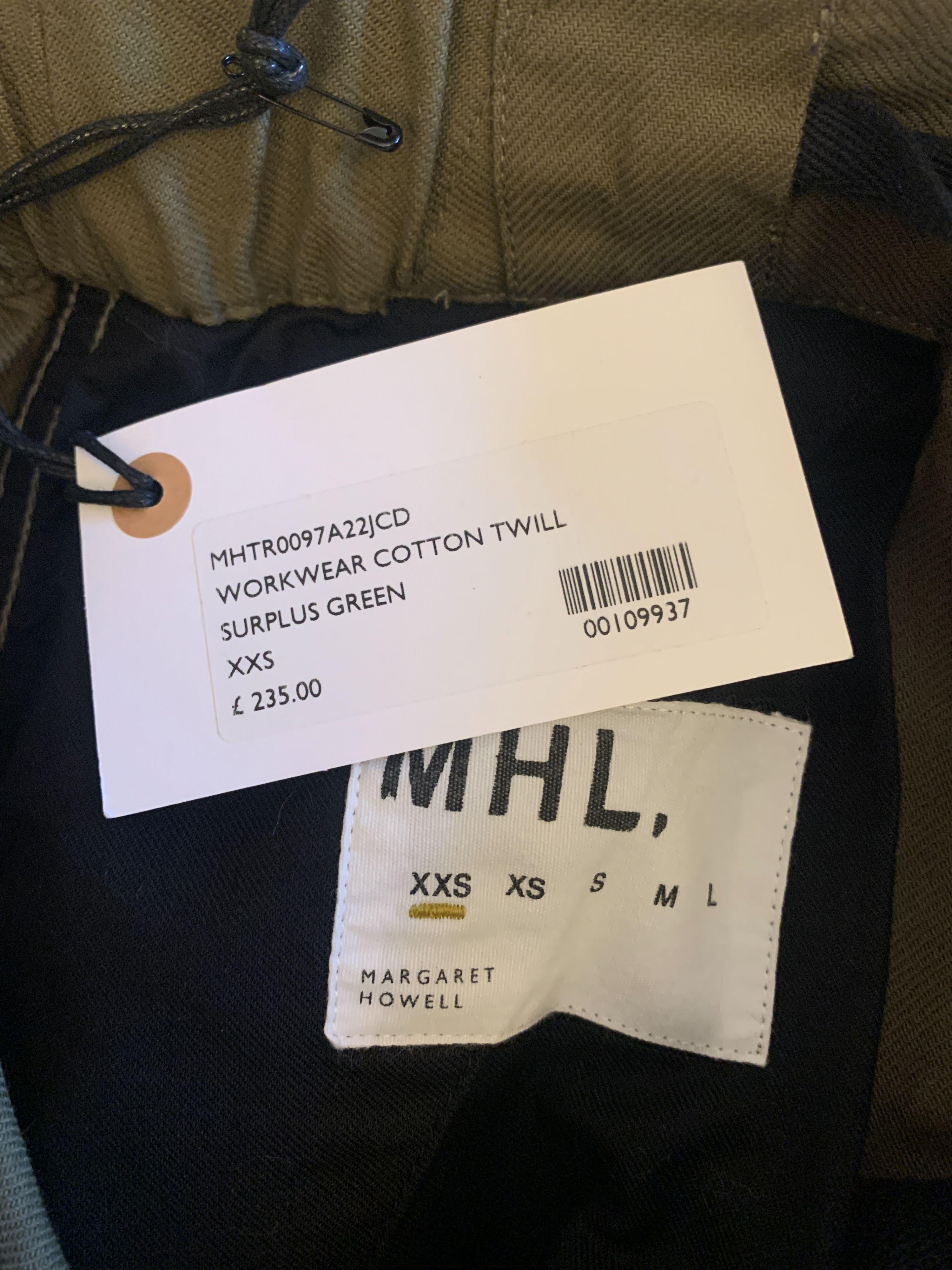 MHL Khaki Straight Leg Trousers