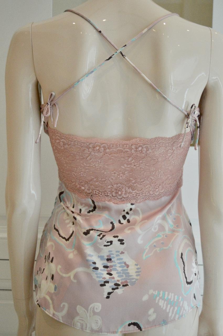 Ungaro Silk Rose Camisole Top