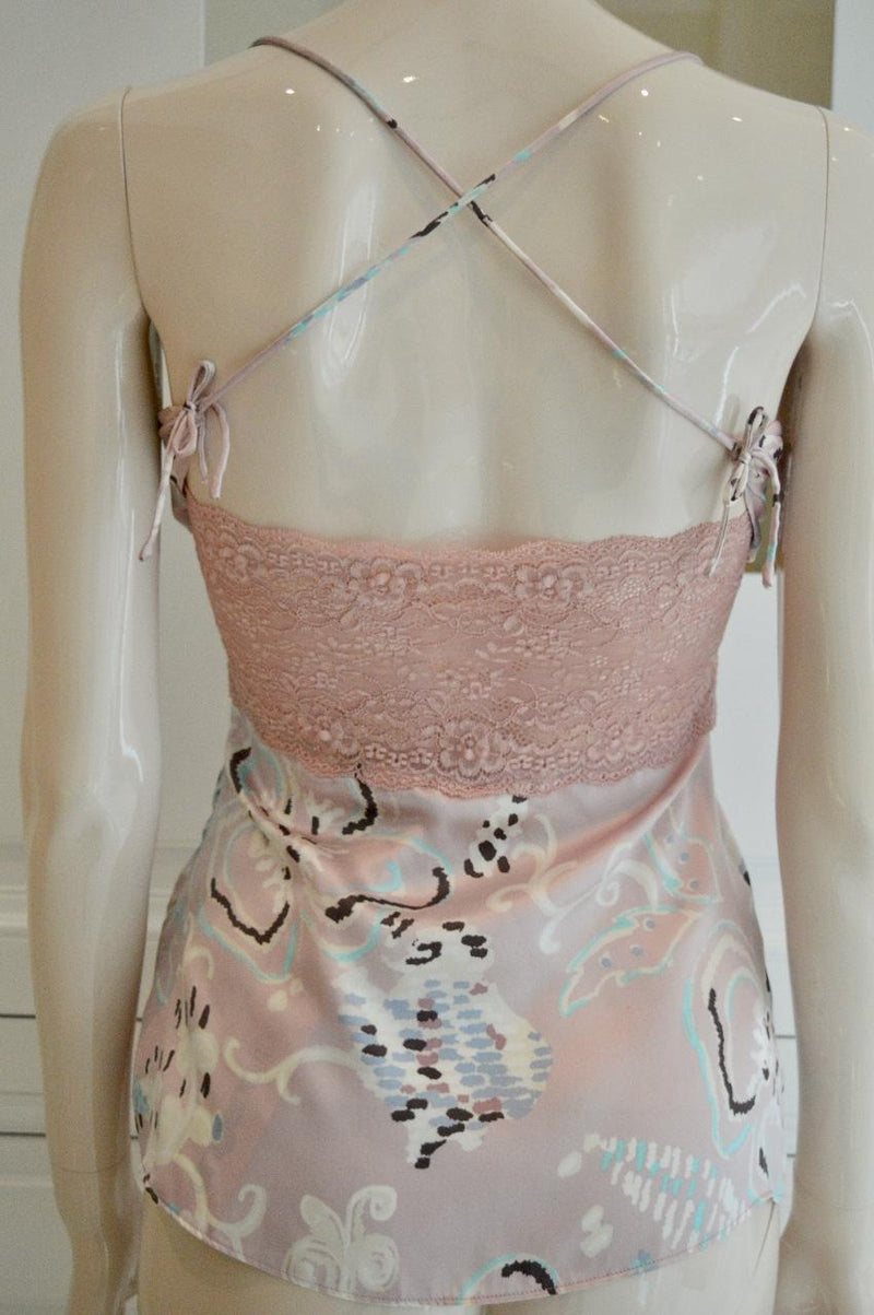 Ungaro Silk Rose Camisole Top