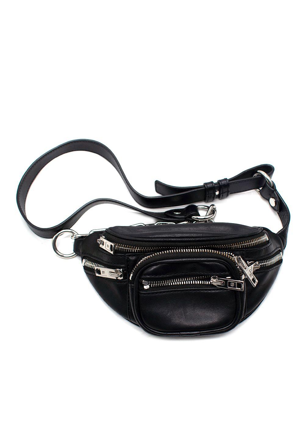 Alexander Wang Black Leather Mini Bum Bag
