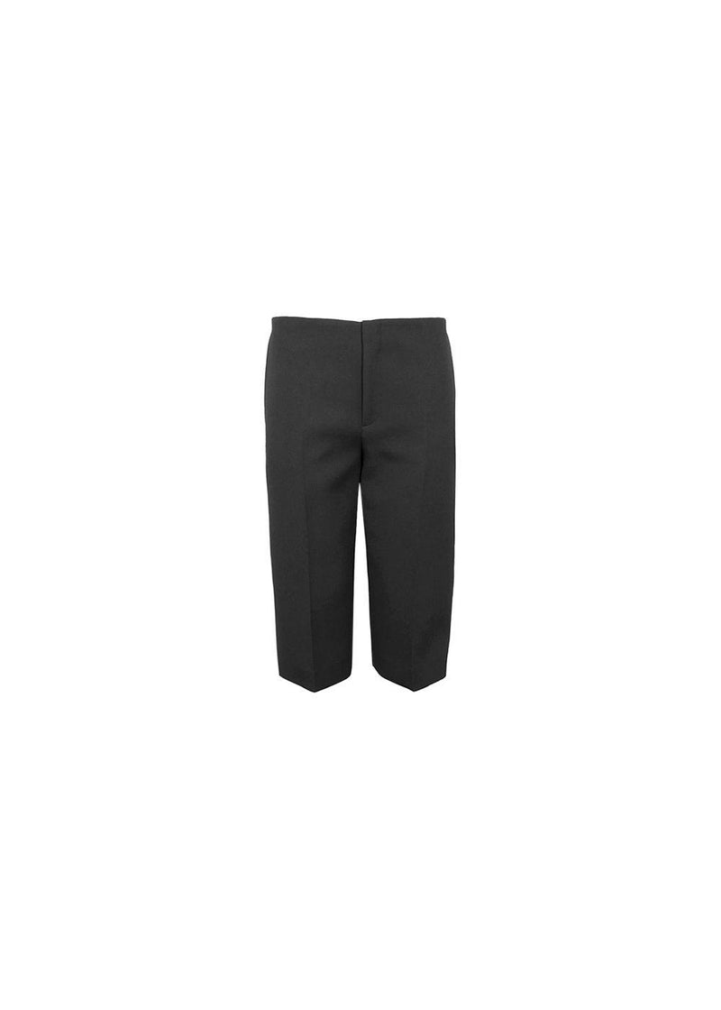 Black tailored long shorts