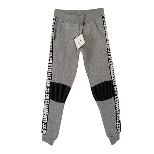 Philipp Plein Kid's 6-7Y Leather Trimmed Joggers