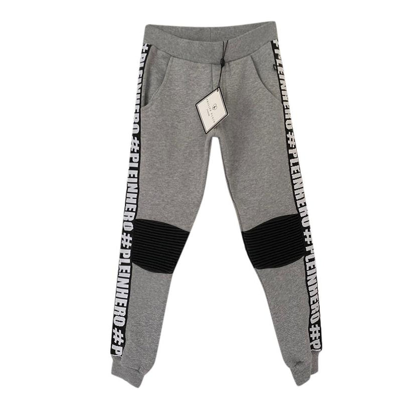 Philipp Plein Kid's 6-7Y Leather Trimmed Joggers