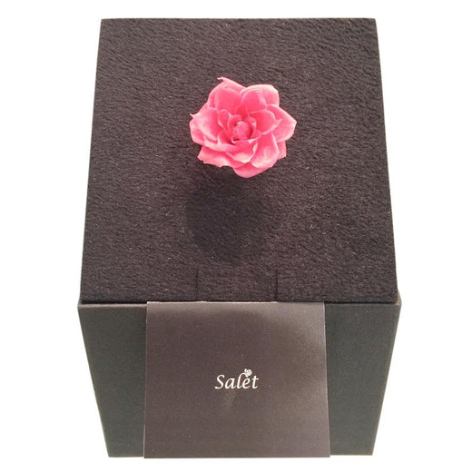 Salet Resin Pink Rose Ring