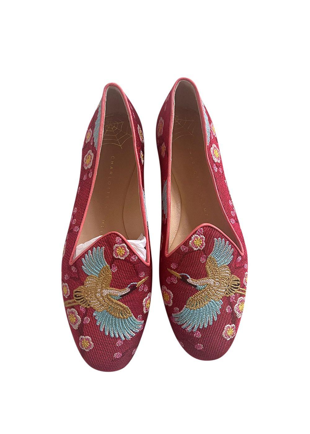 Multicolour Embroidered Ballet Flats