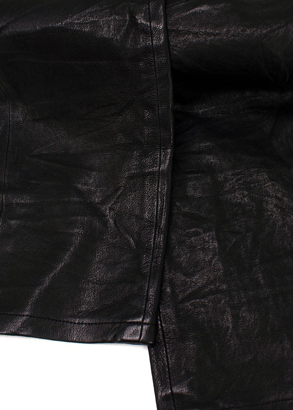 Edgemont Ankle Skinny Leather Trousers