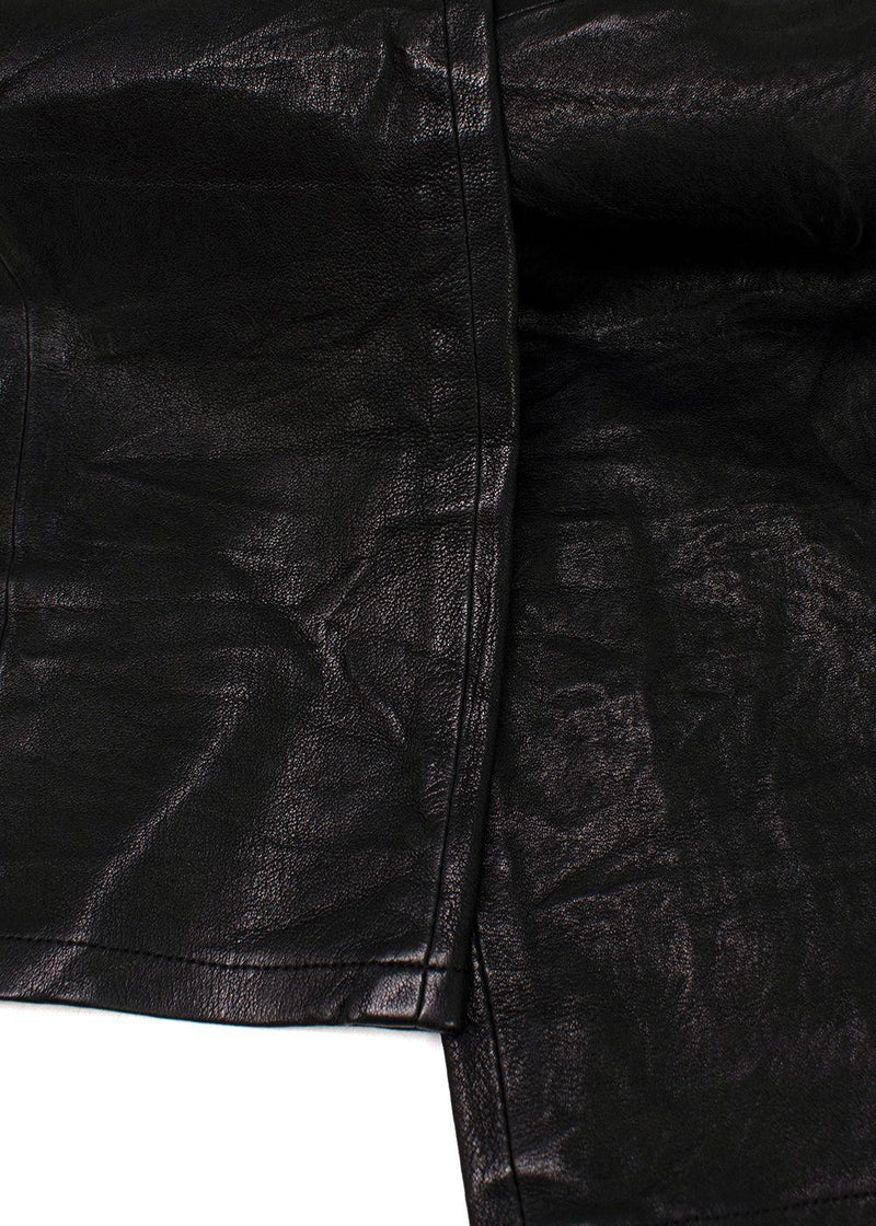 Edgemont Ankle Skinny Leather Trousers