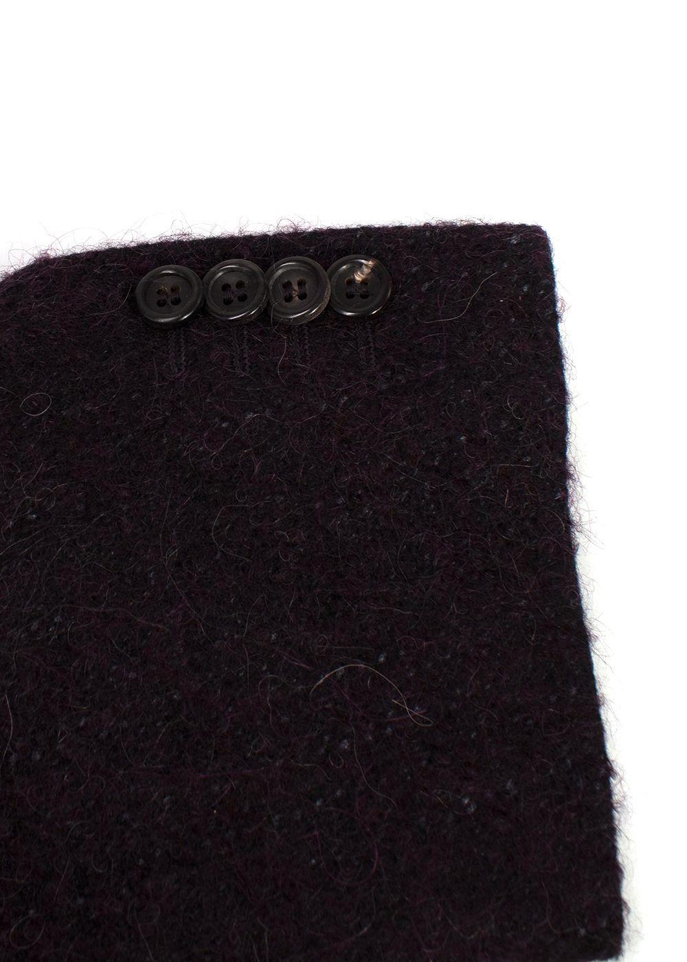 Canali Aubergine Kei Coat