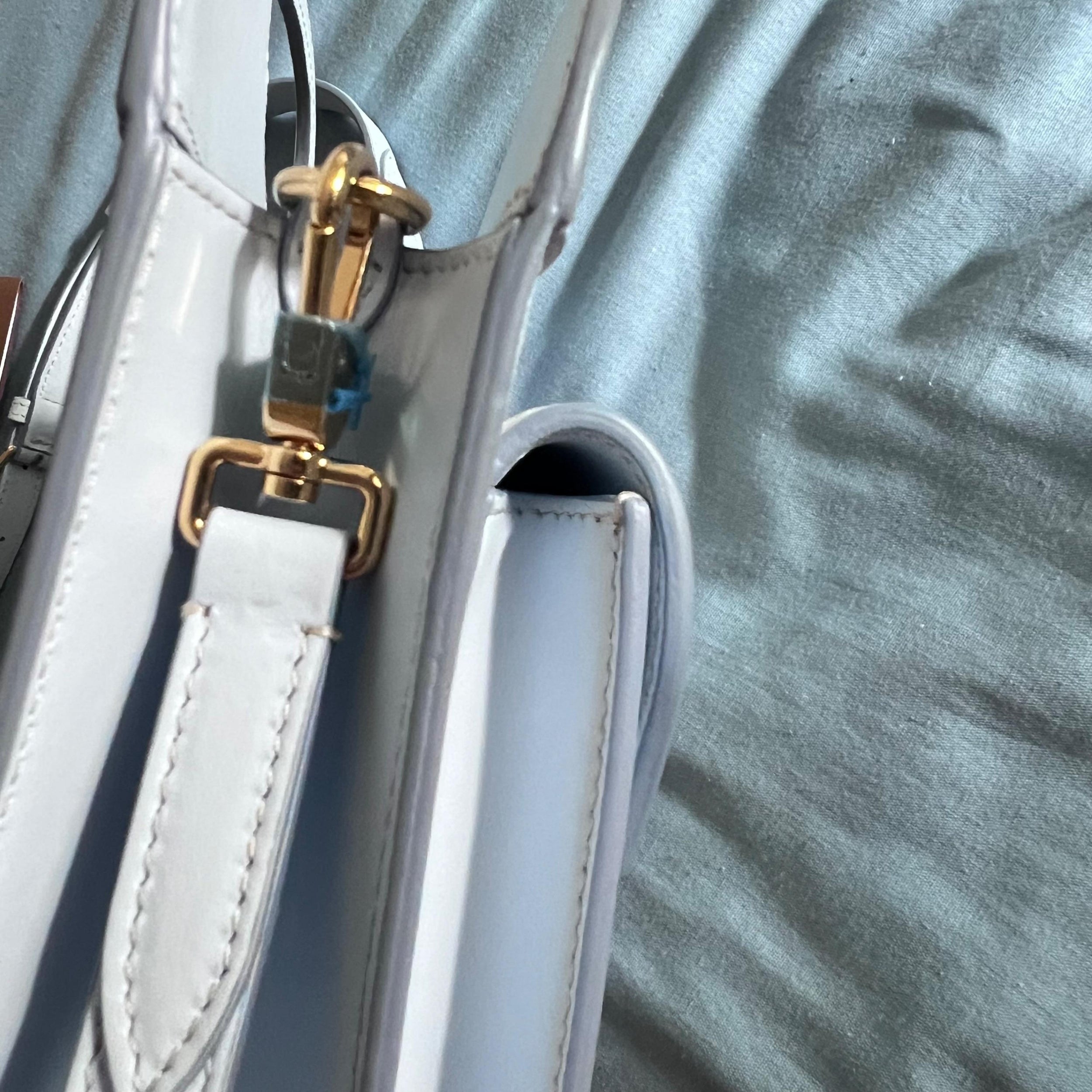 Burberry Blue Pocket Bag