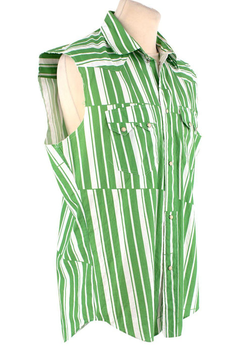 Phipps Tectonic Striped Cotton Poplin Rockhound Shirt
