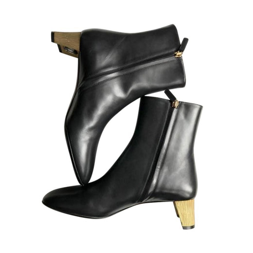 Gucci Black Leather Arielle Ankle Boots