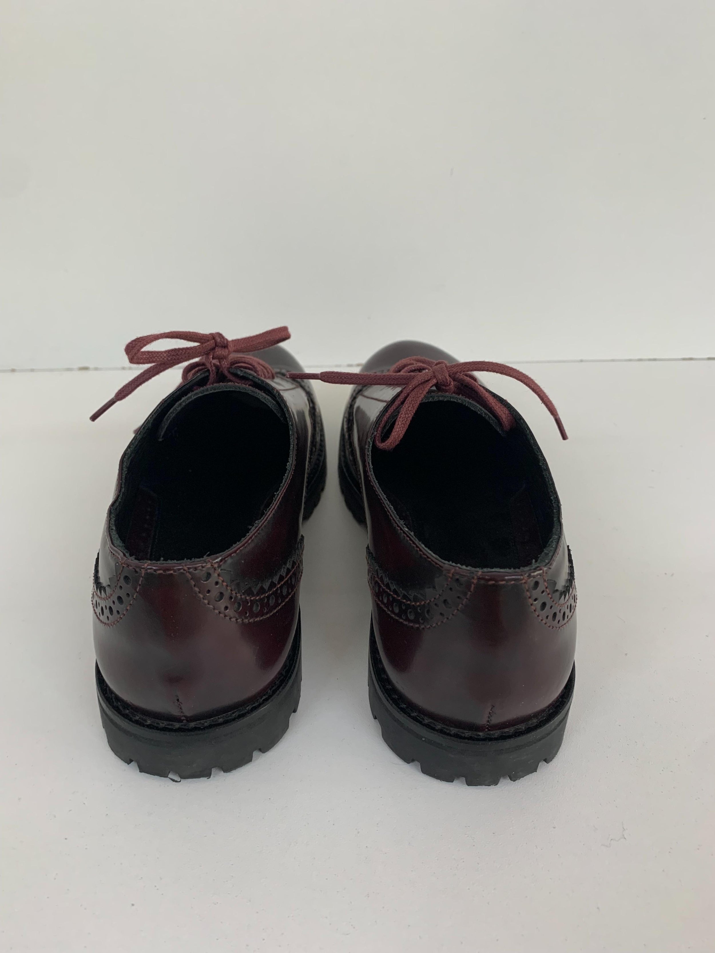 Burgundy Leather Brogues