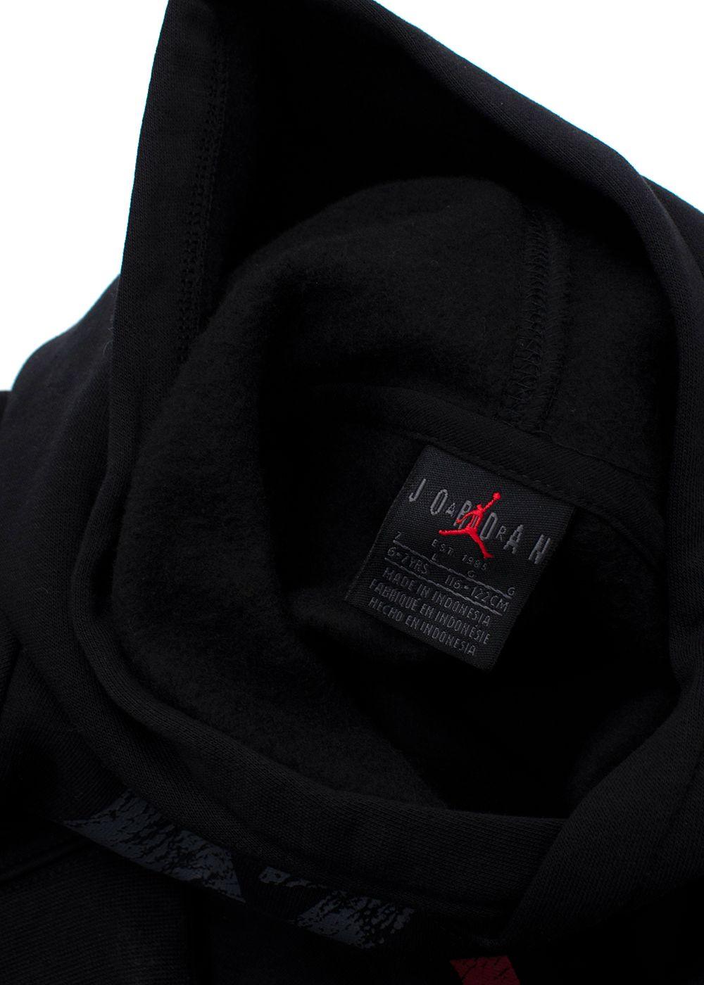 Jordan Kids Black Hoodie and Joggers Set