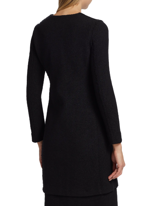 St. John Bouclé Twill Topper Jacket