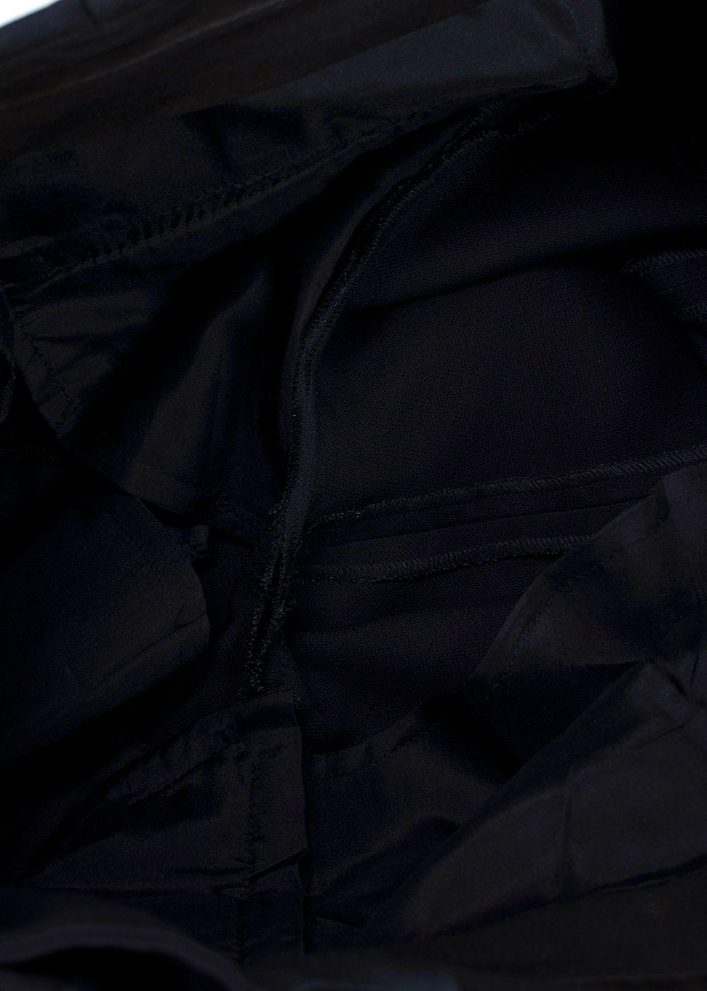 Valentino Navy Tailored Cropped Trousers