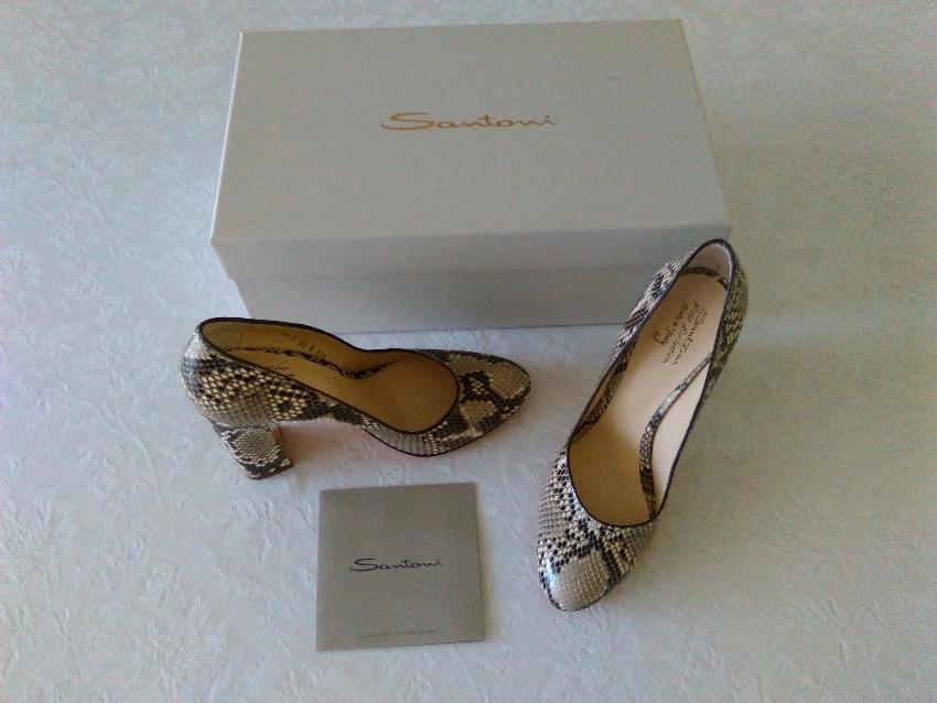 Santoni Rose Women  Collection Python Pumps