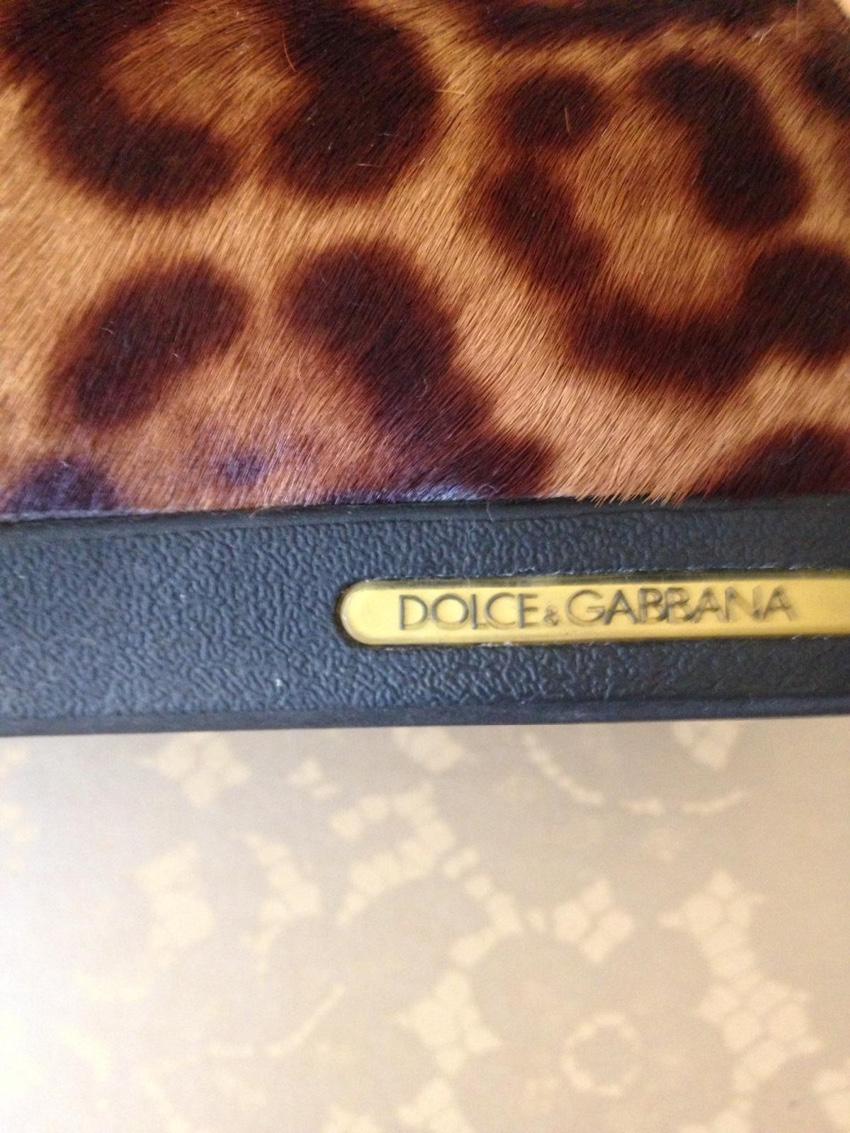 Dolce & Gabbana Leopard Print Pony Hair Trainers