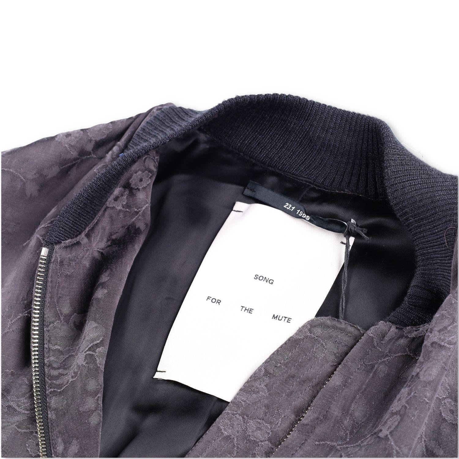Song For The Mute Embroidered Floral Bomber Jacket