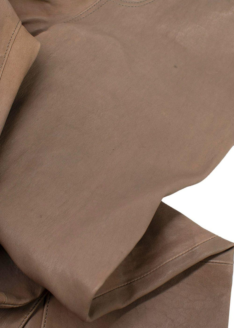 J Brand Brown Leather Trousers