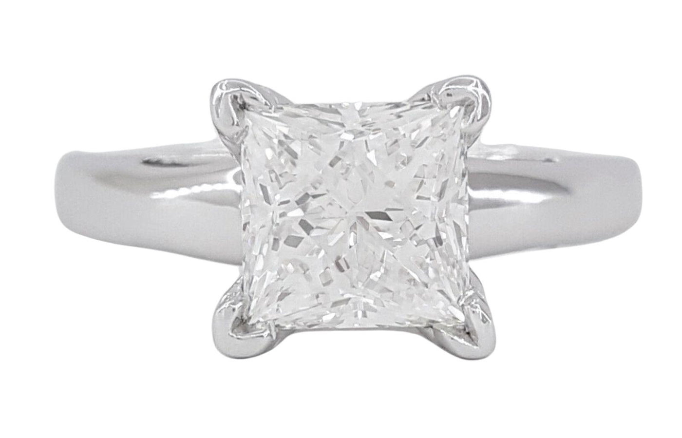 Verde 2ct IGI Certified Lab-grown Solitaire Princess Cut Diamond Ring