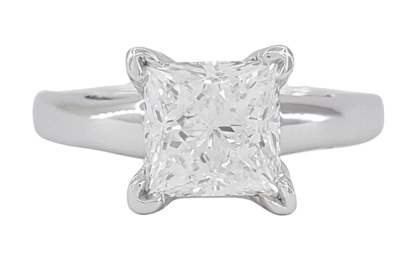 Verde 2ct IGI Certified Lab-grown Solitaire Princess Cut Diamond Ring