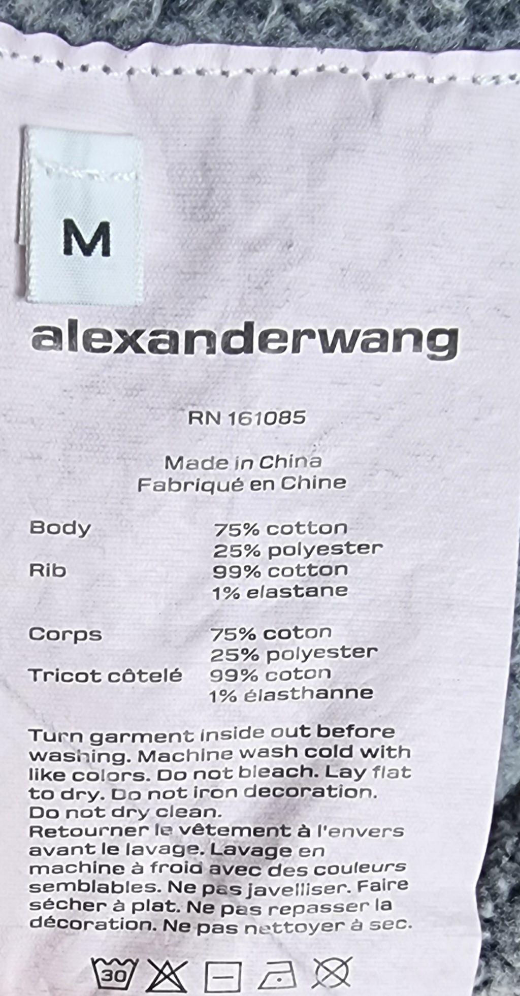 Alexander Wang Grey Hoodie
