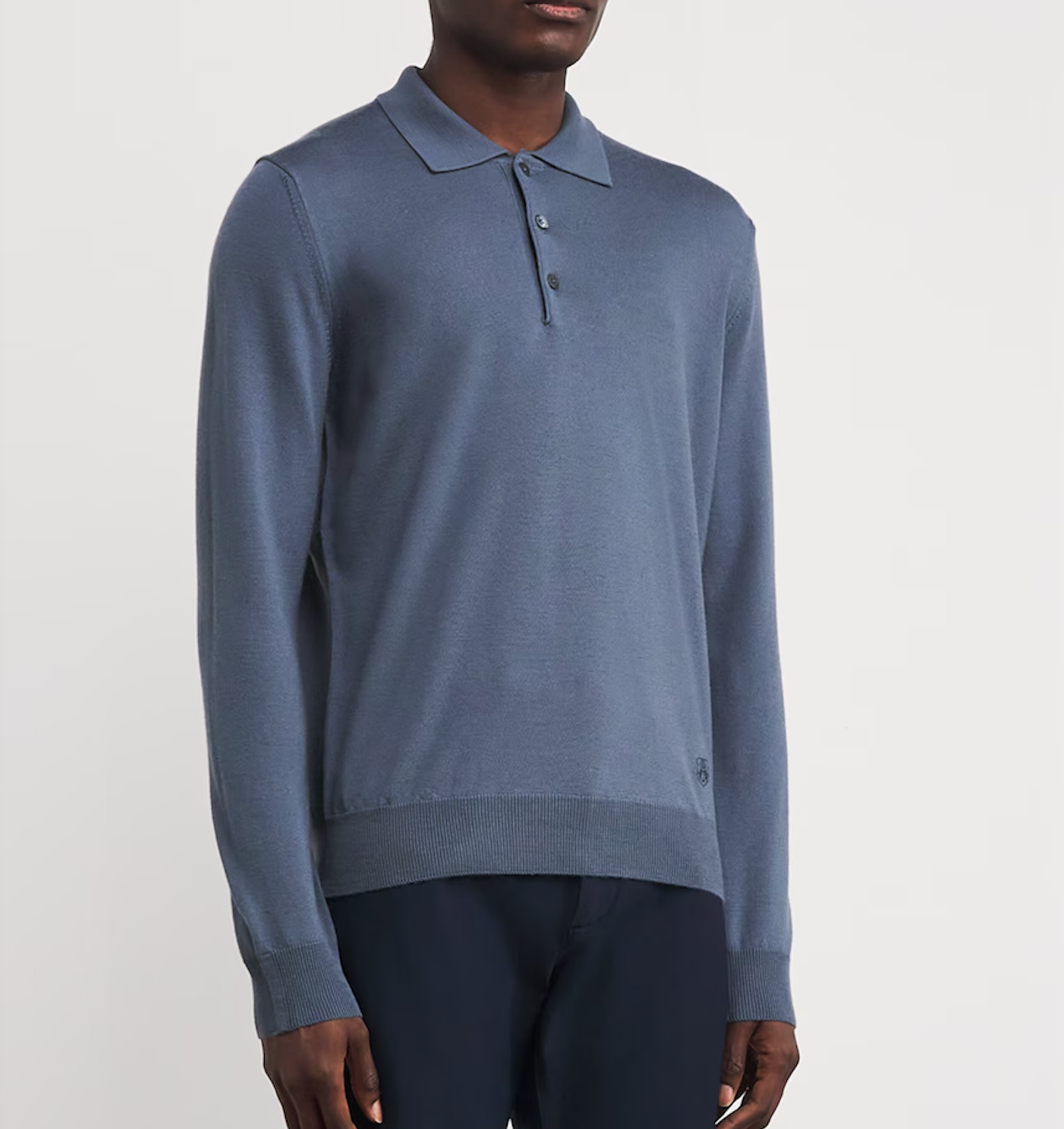 Corneliani Virgin Wool Polo Sweater