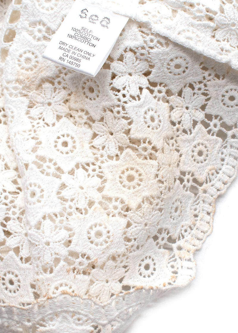 Sea New York Crochet Tassel Top