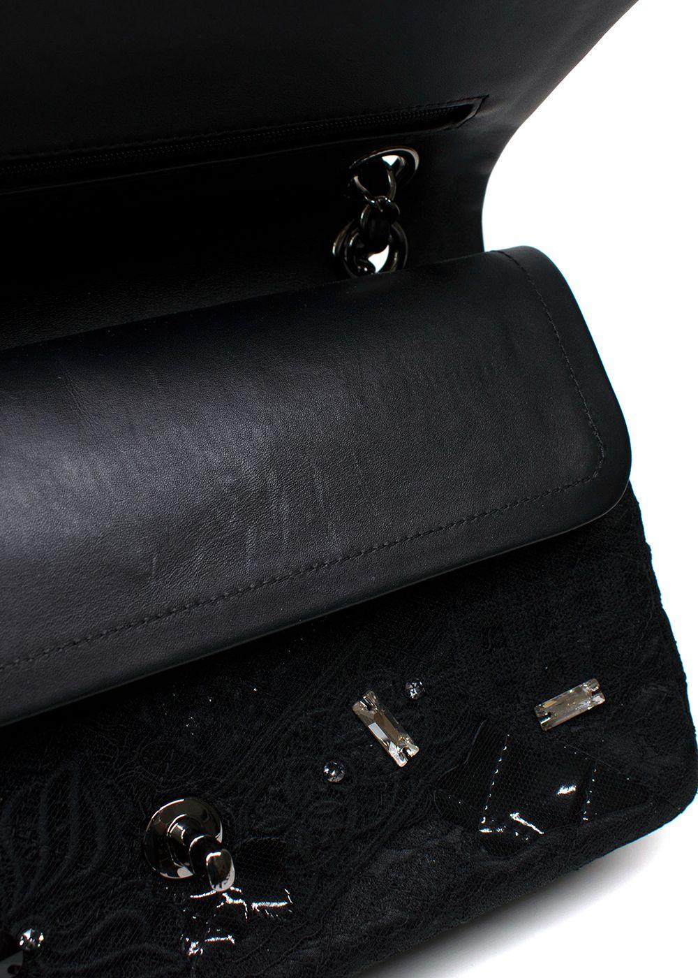 Chanel Black Metier D'Arts Embellished Medium Flap Bag