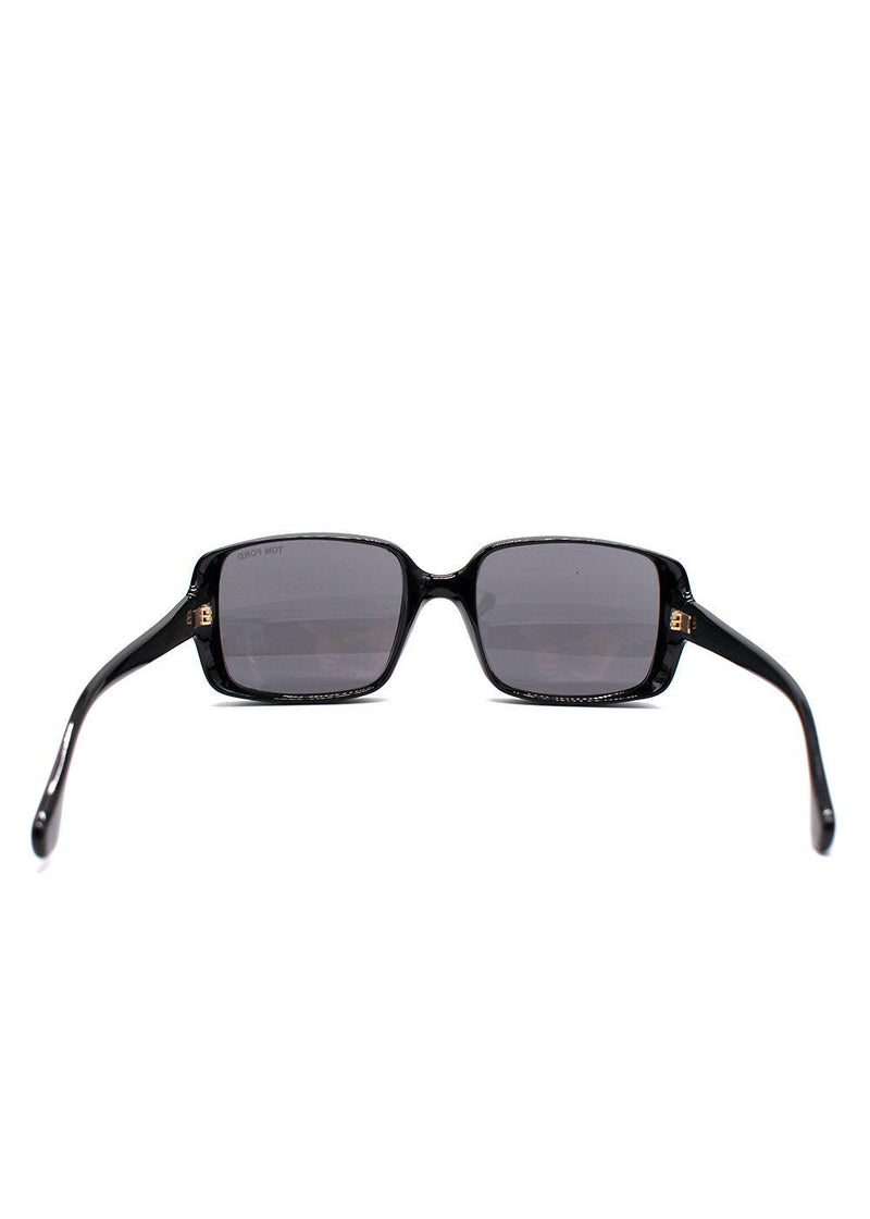 Tom Ford Black Kaya Square-Frame Sunglasses