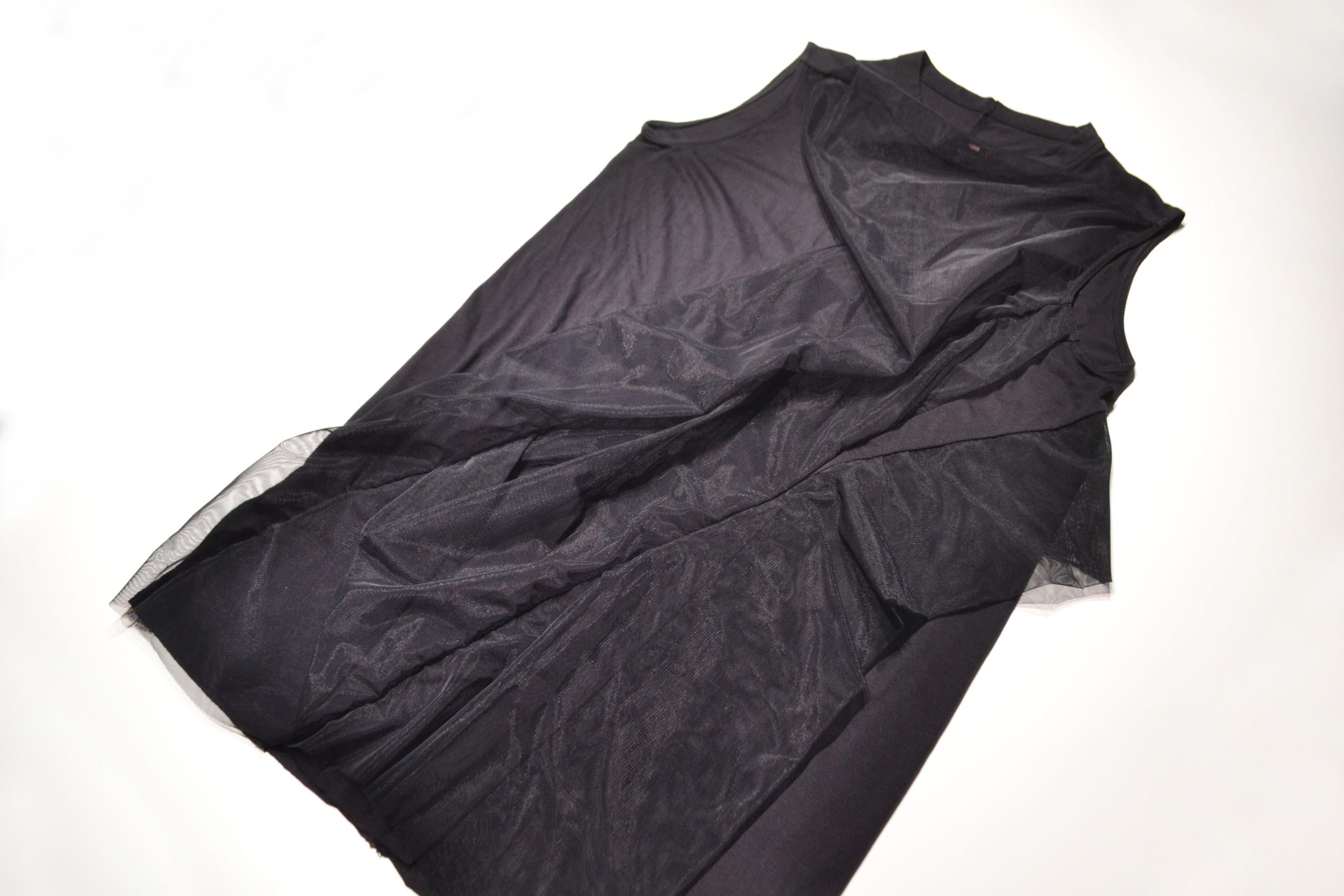 Rick Owens Black Lilies Tank Top
