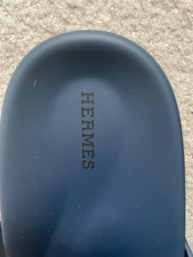 Hermes Blue Celeste Chypre Sandals