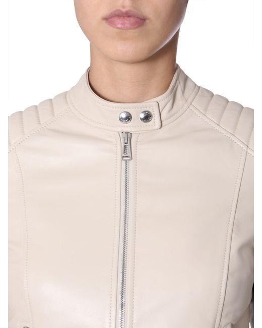Belstaff Ash Rose 'Mollison' Leather Jacket