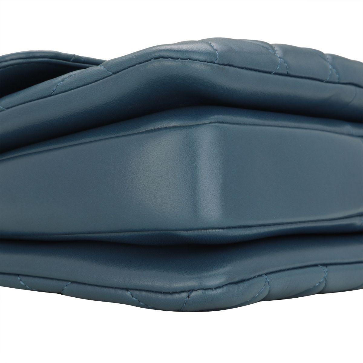 Chanel Blue Lambskin Trendy Bag