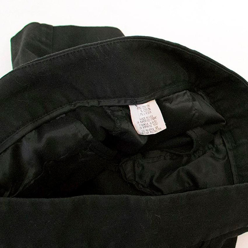 Theory washed black mini shorts