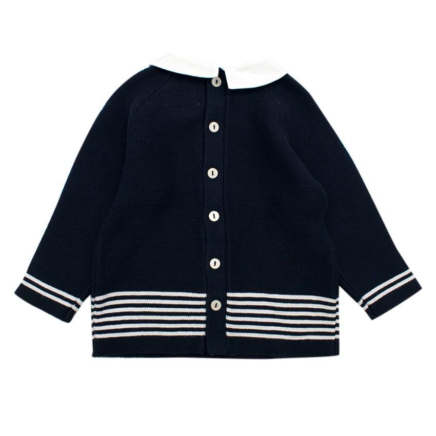 Emile Et Rose Navy Knit Cardigan