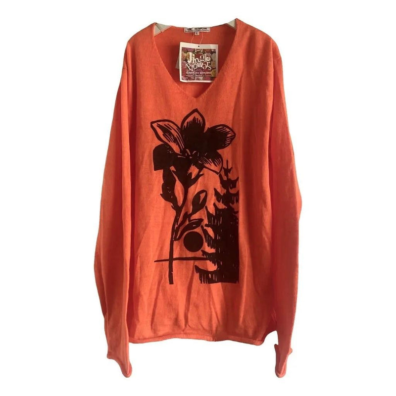 Comme Des Garcons Jingle Flowers Jumper