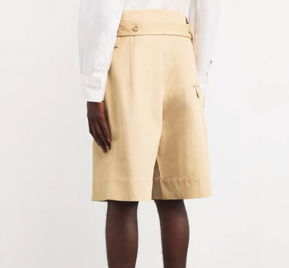 JW Anderson Belted Pleated Shorts