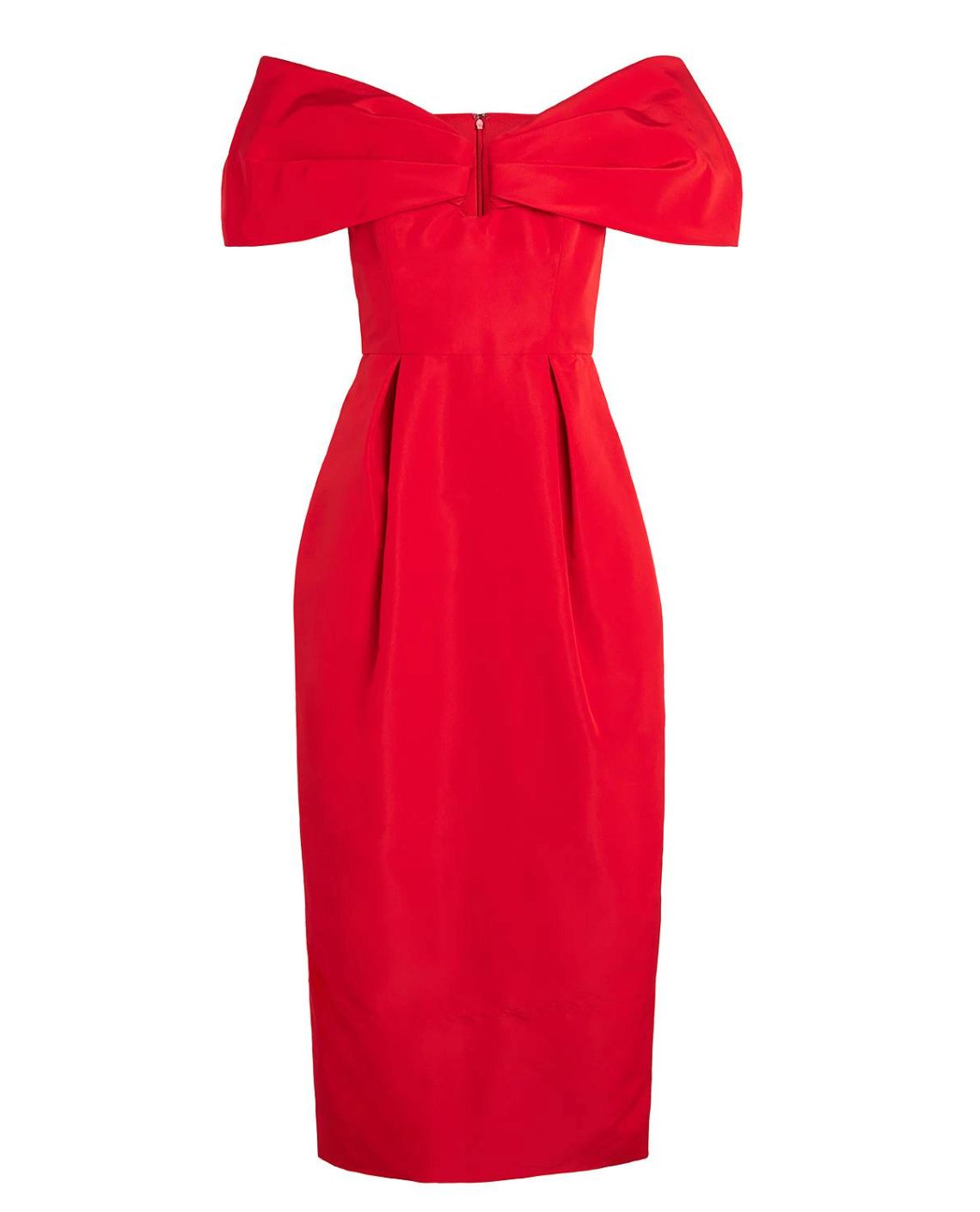 Carolina Herrera Off-Shoulder Column Dress
