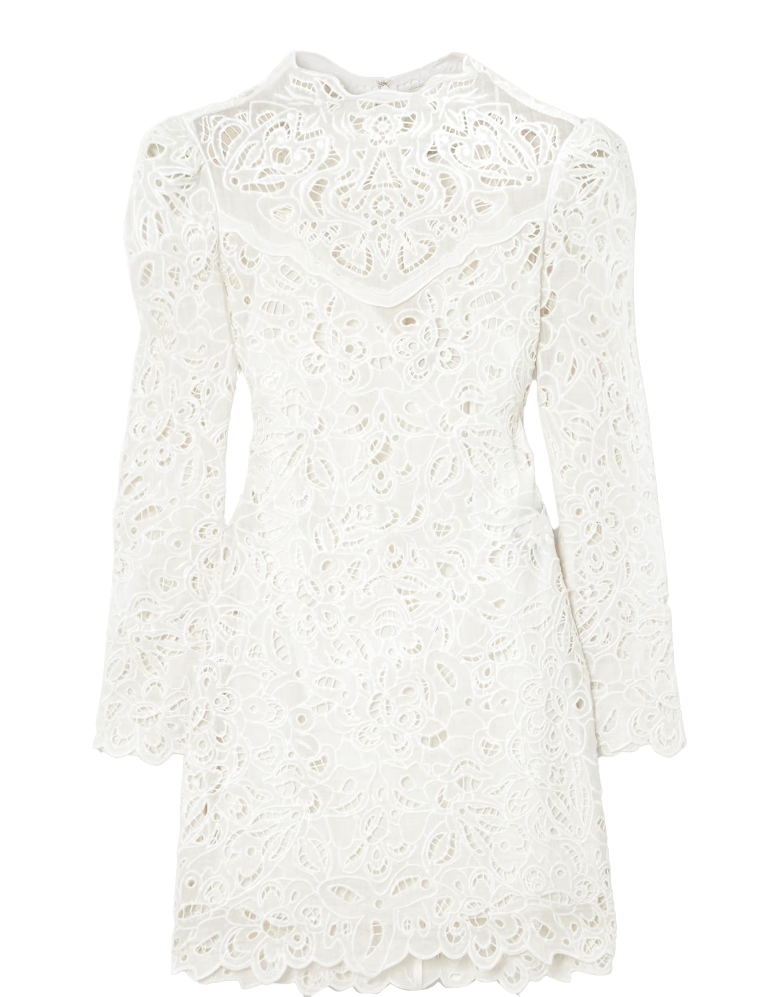 Isabel Marant Daphne Droderie Anglaise Ramie Mini Dress